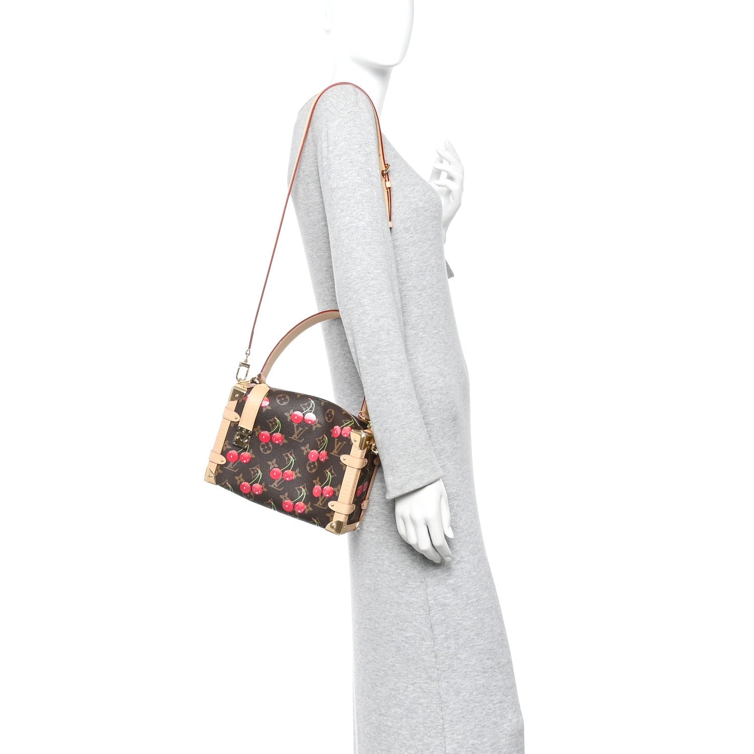 LV X TM Monogram Cerises Side Trunk MM