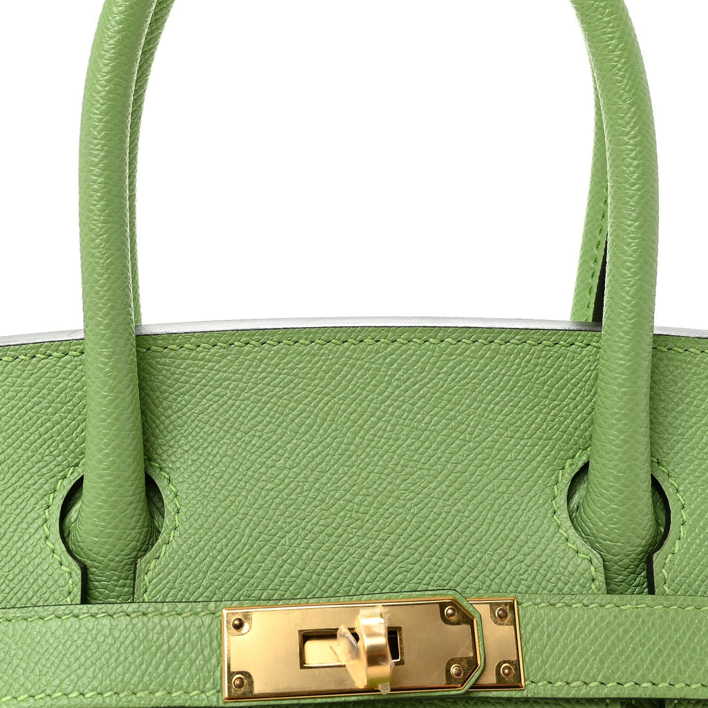 Epsom Sellier Birkin 30 Vert Criquet
