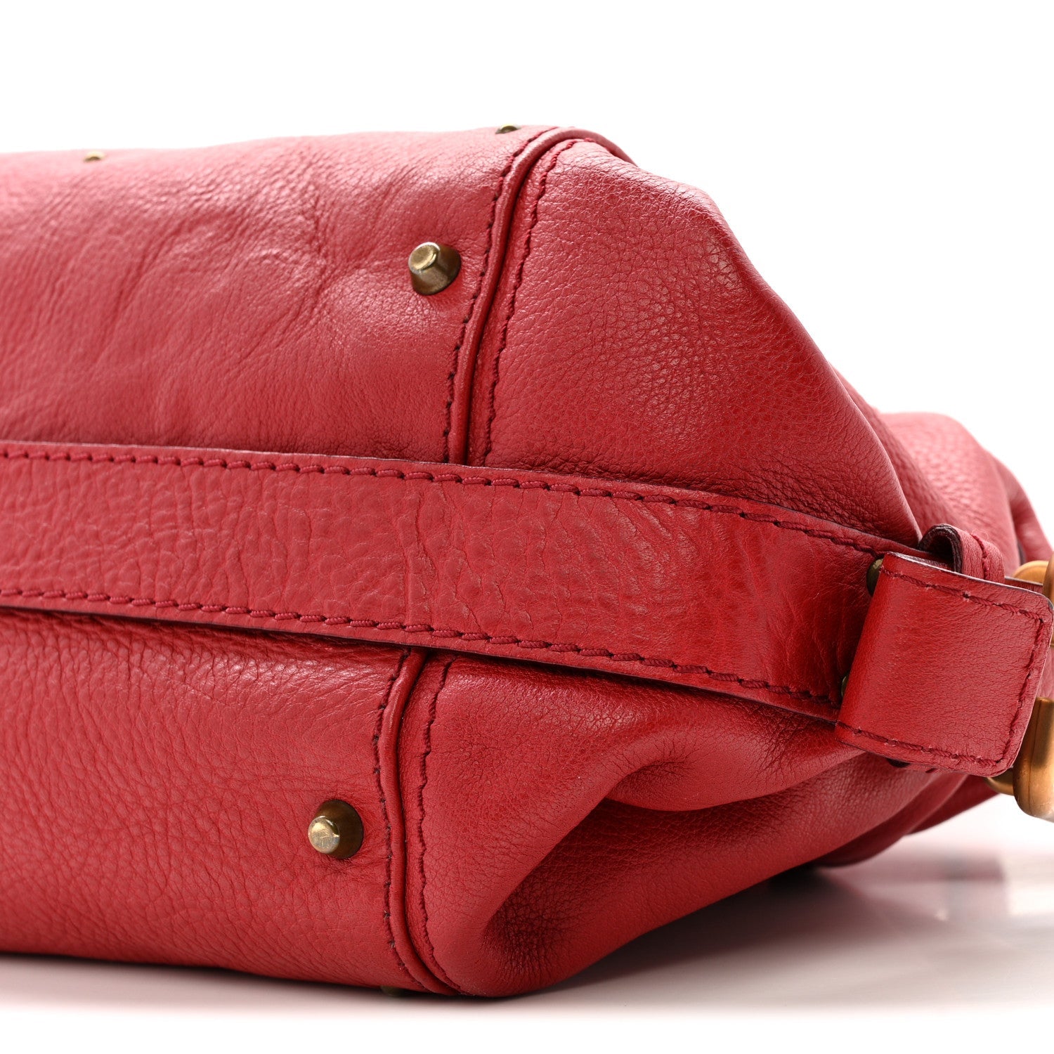 Calfskin Medium Paddington Satchel Rouge