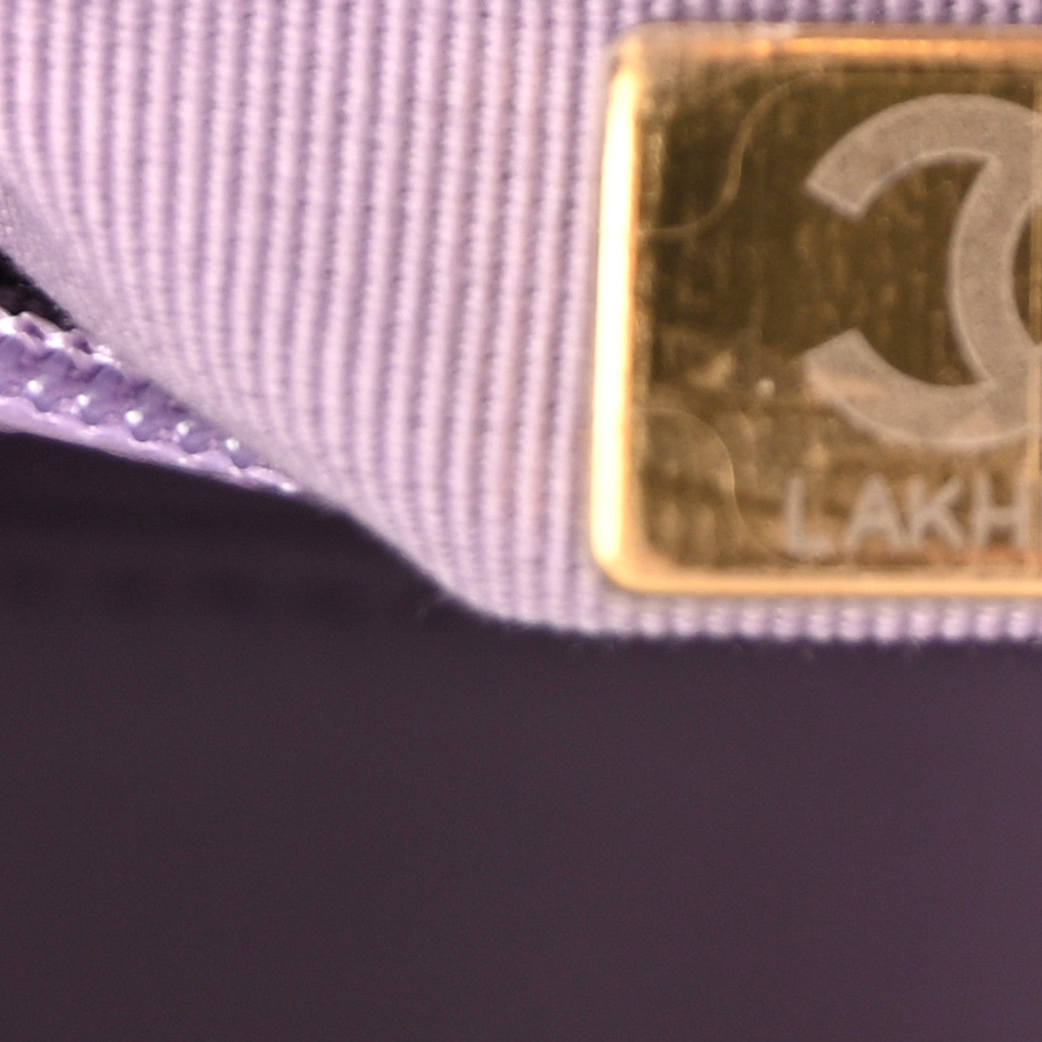 Shiny Aged Calfskin Quilted Nano Kelly Shopper Lilac