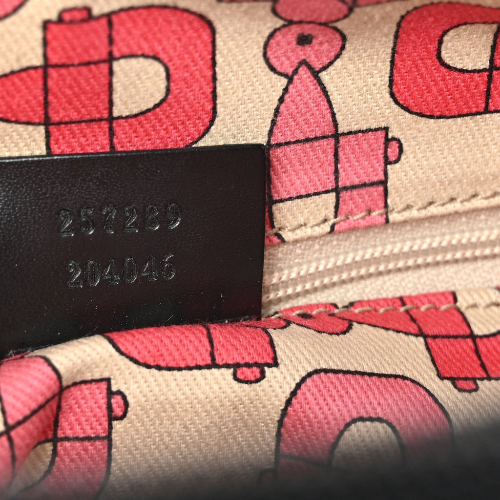 Guccissima Small Boston Black