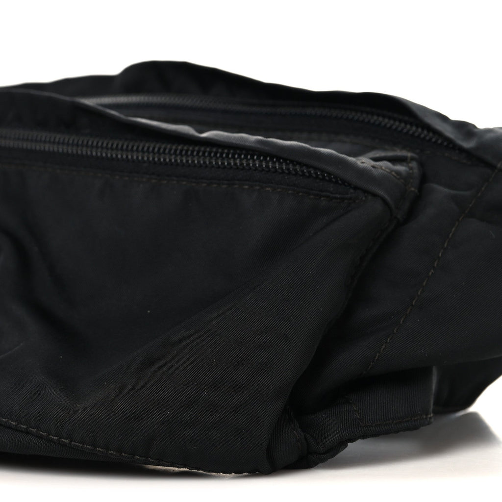 Tessuto Nylon Montagna Belt Bag Black