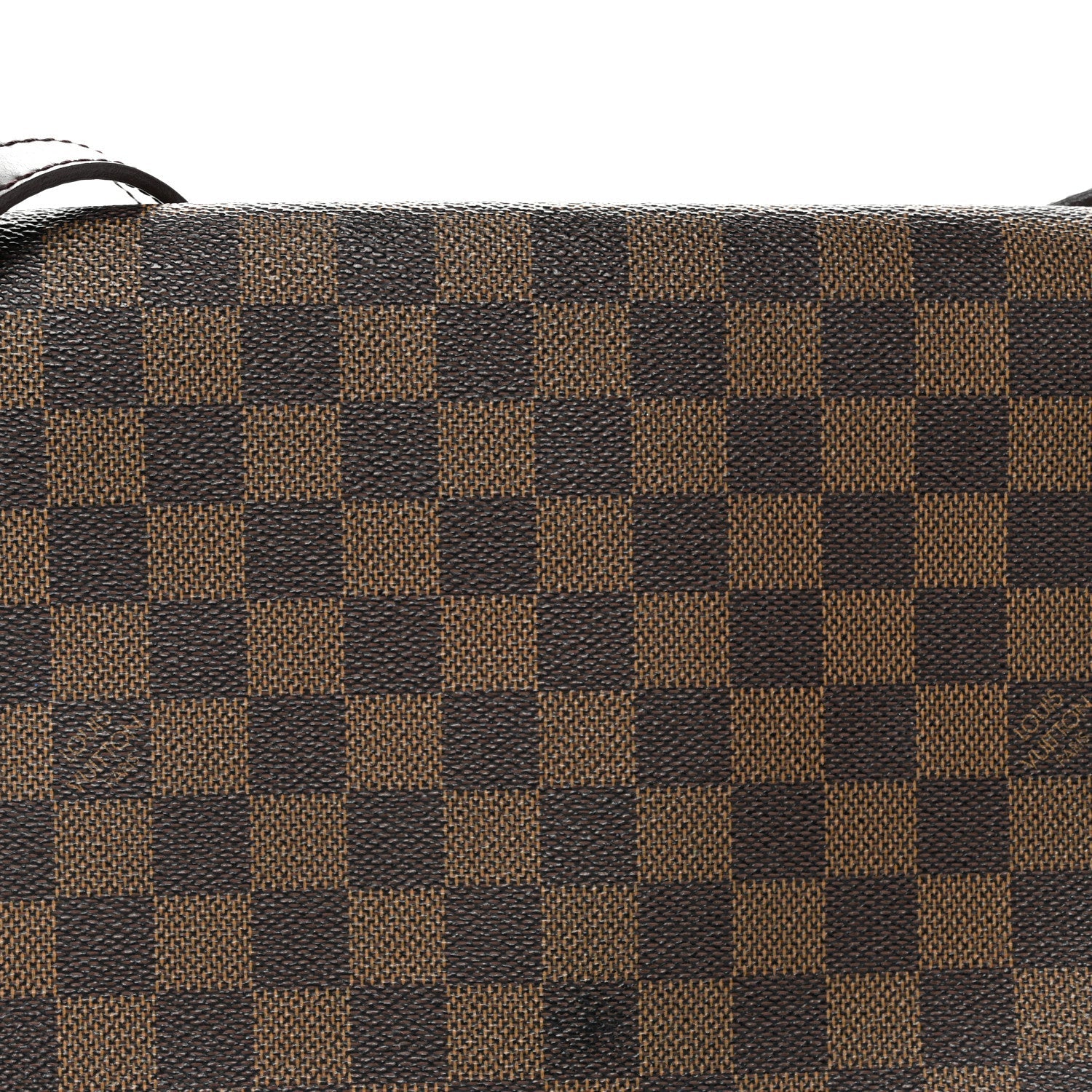 Damier Ebene Musette Tango Long Strap