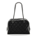 Calfskin Chain Around Bowler Black