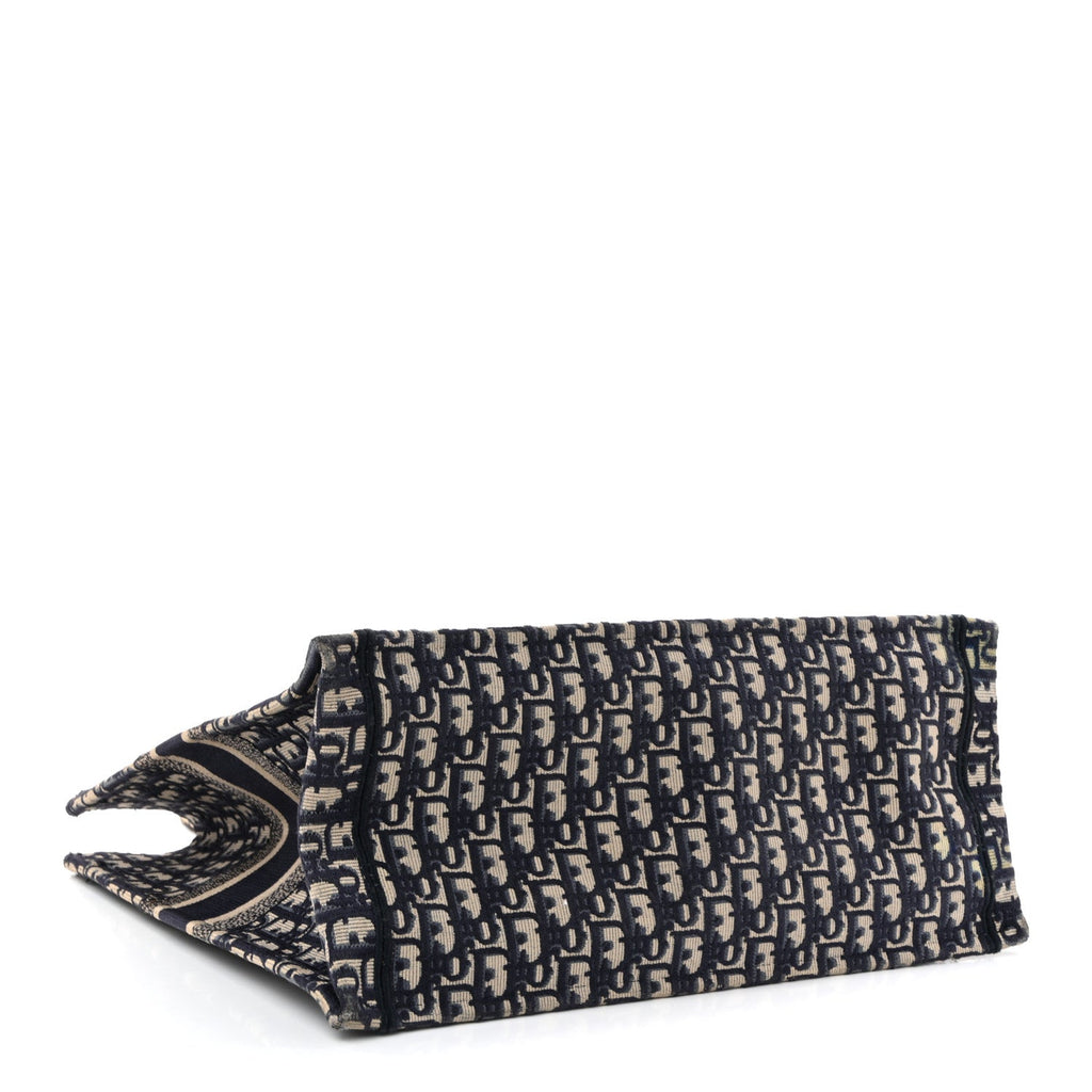 Oblique Large Book Tote Blue Multicolor