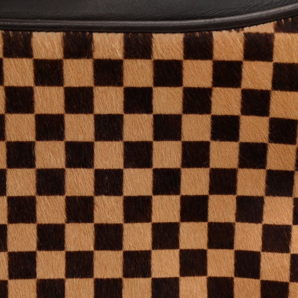 Calf Hair Damier Sauvage Tigre