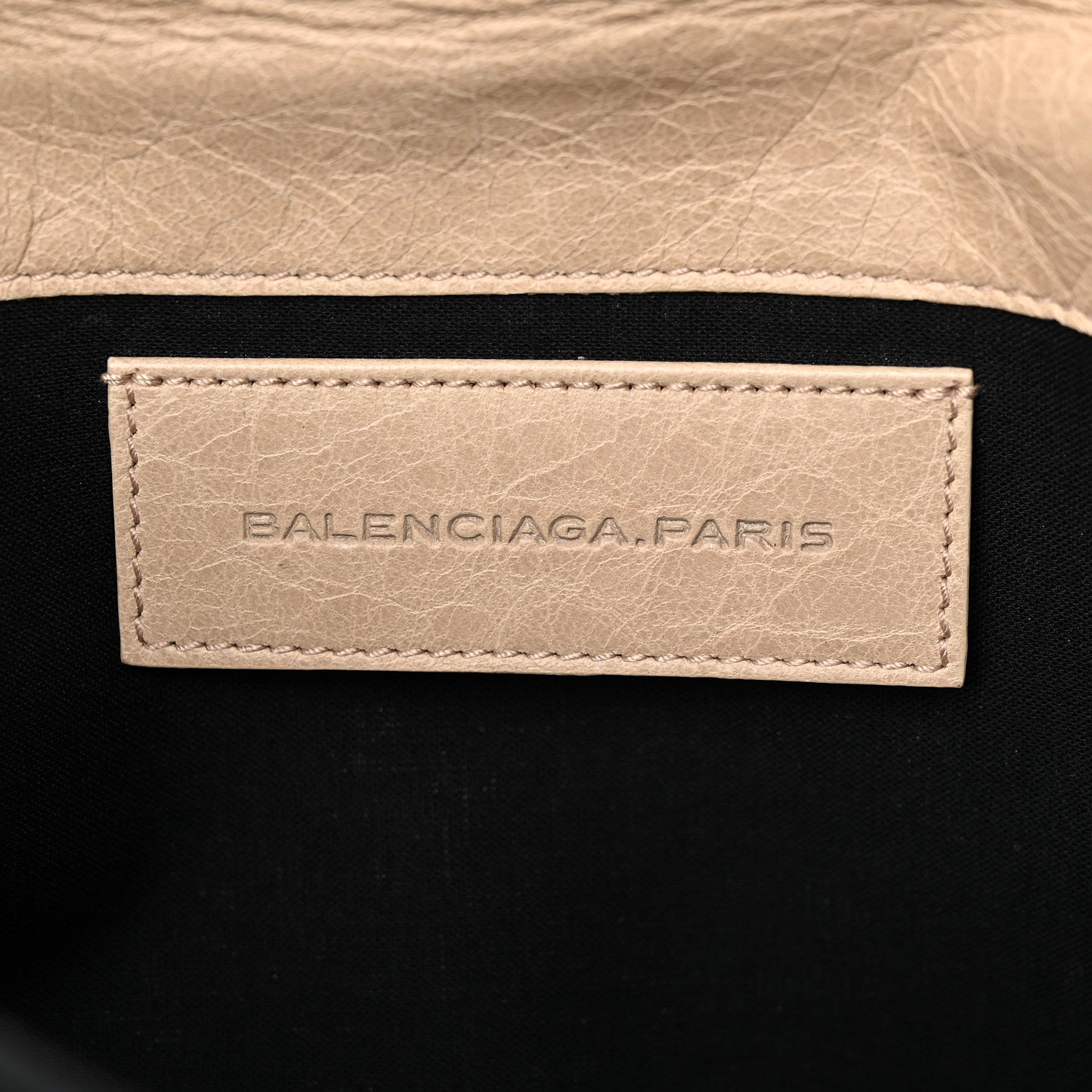 Agneau Giant 21 Gold Hardware Envelope Clutch Sahara