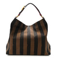 Pequin Cuoio Vegetale Large Hobo Tobacco Amarena