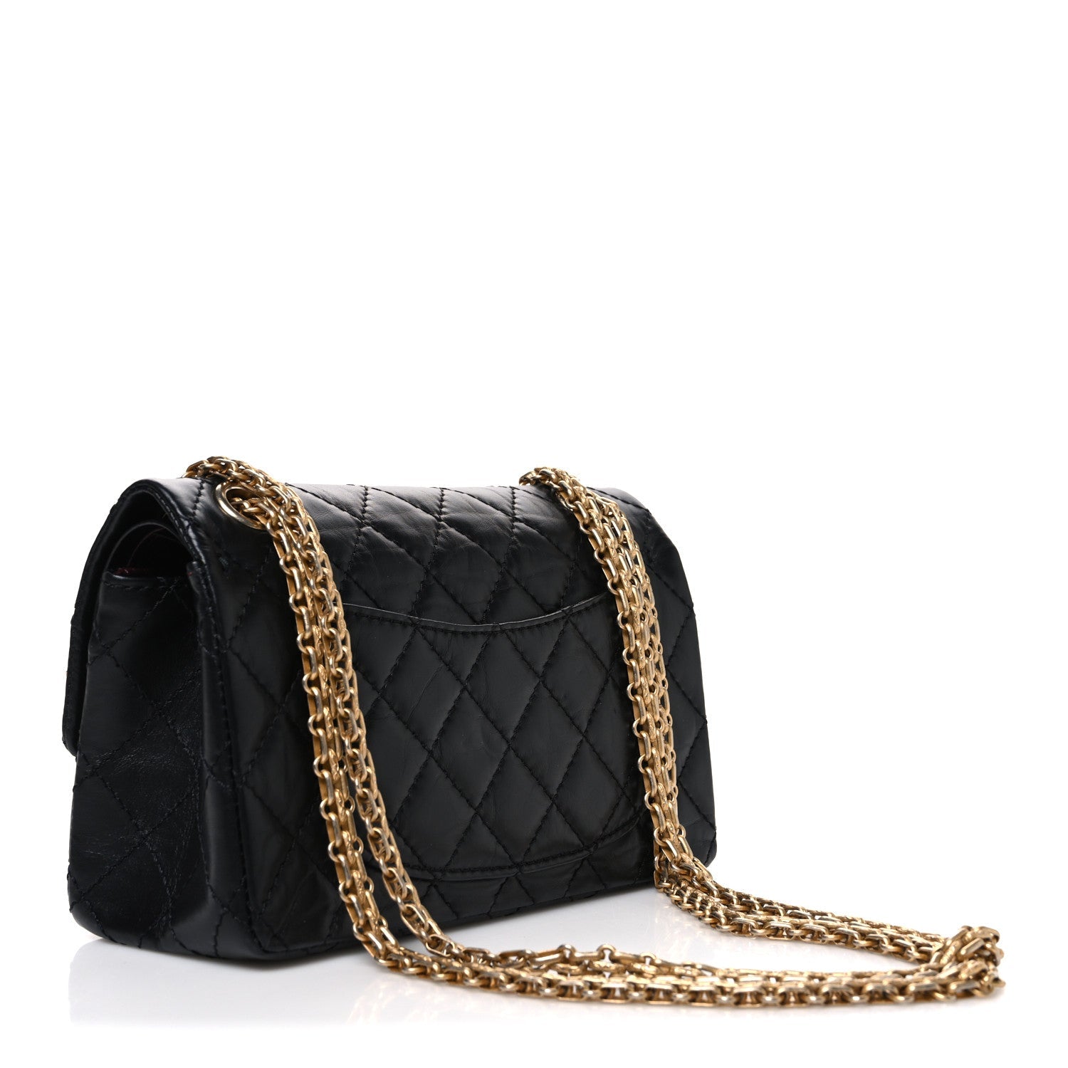 Aged Calfskin Lucky Charms 2.55 Reissue 224 Flap Black