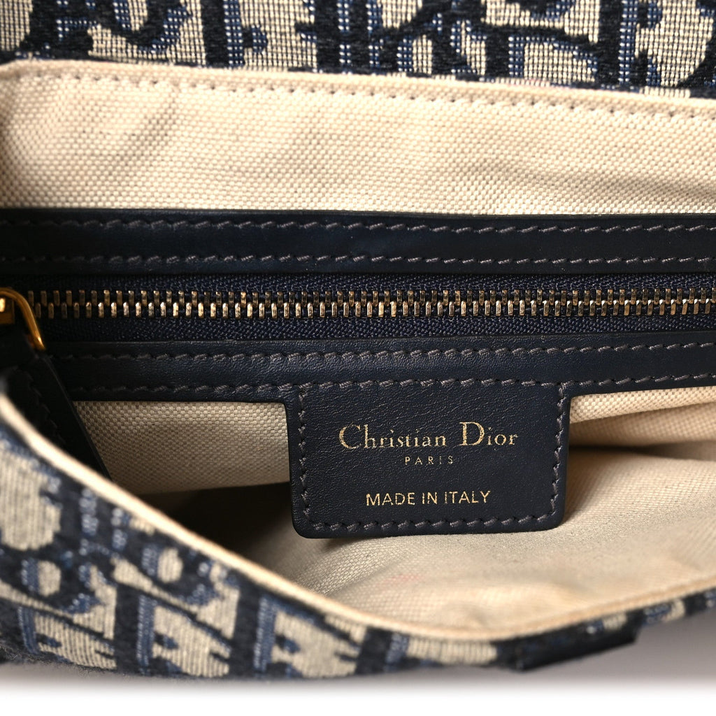 Oblique Saddle Bag Blue