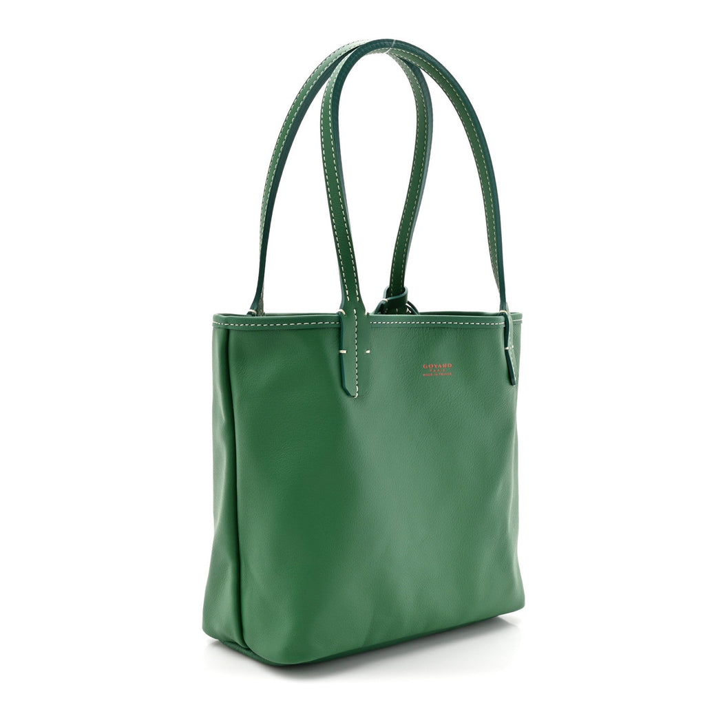 Goyardine Reversible Mini Anjou Green