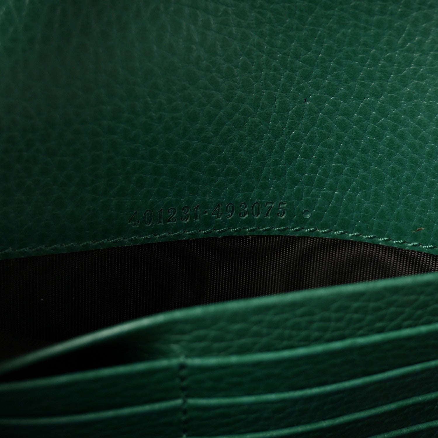 Calfskin Mini Dionysus Chain Wallet Emerald