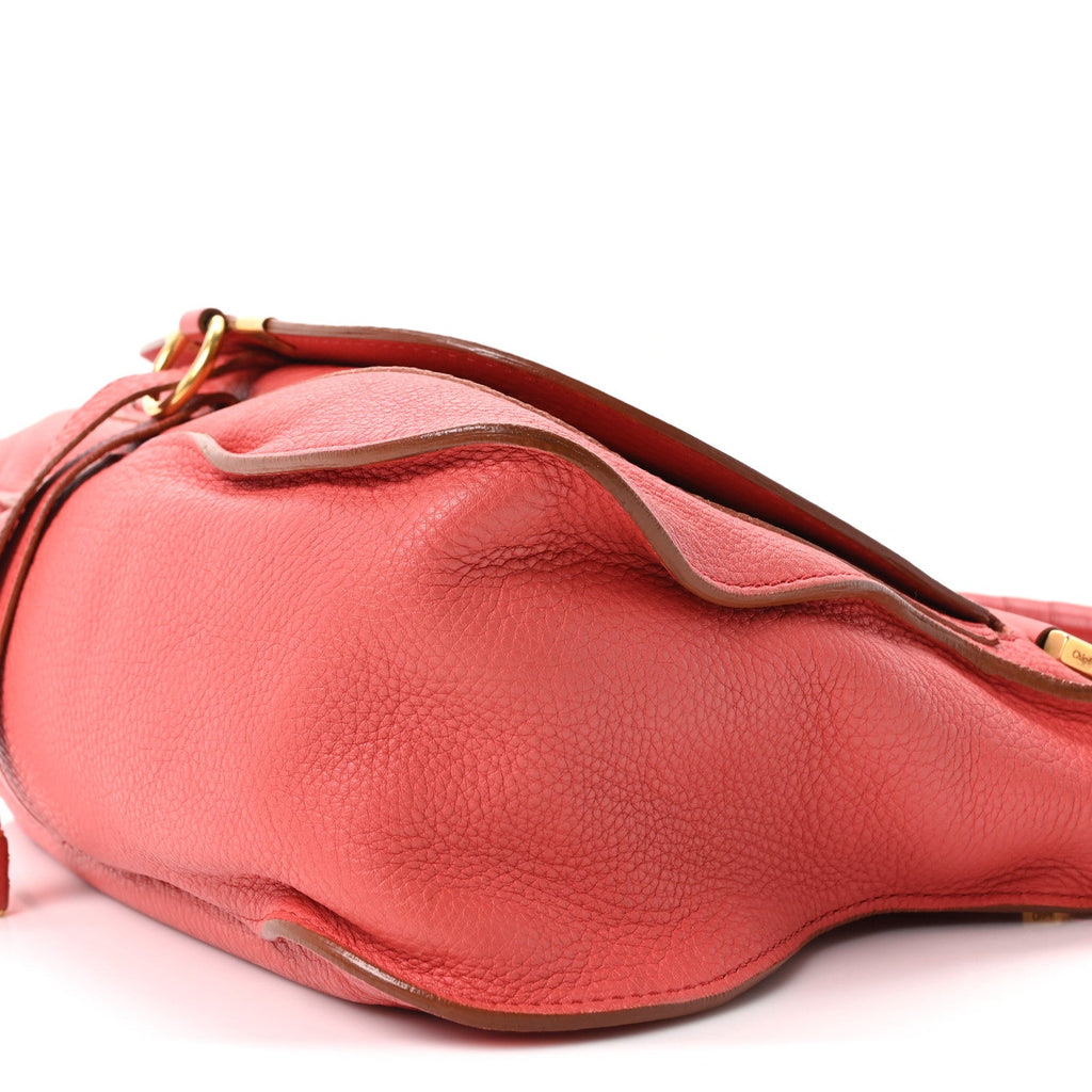 Calfskin Medium Marcie Satchel Paradise Pink