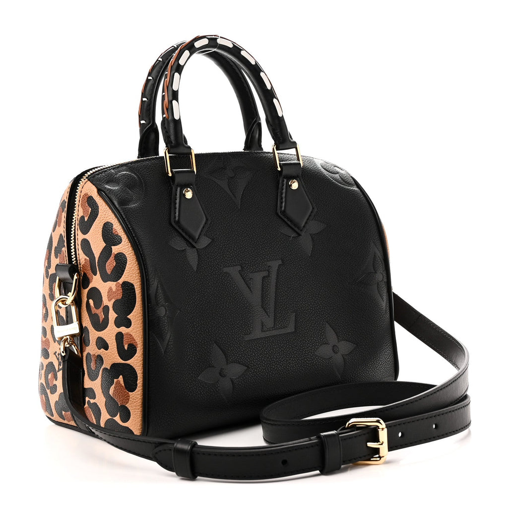 Empreinte Monogram Giant Wild At Heart Speedy Bandouliere 25 Black
