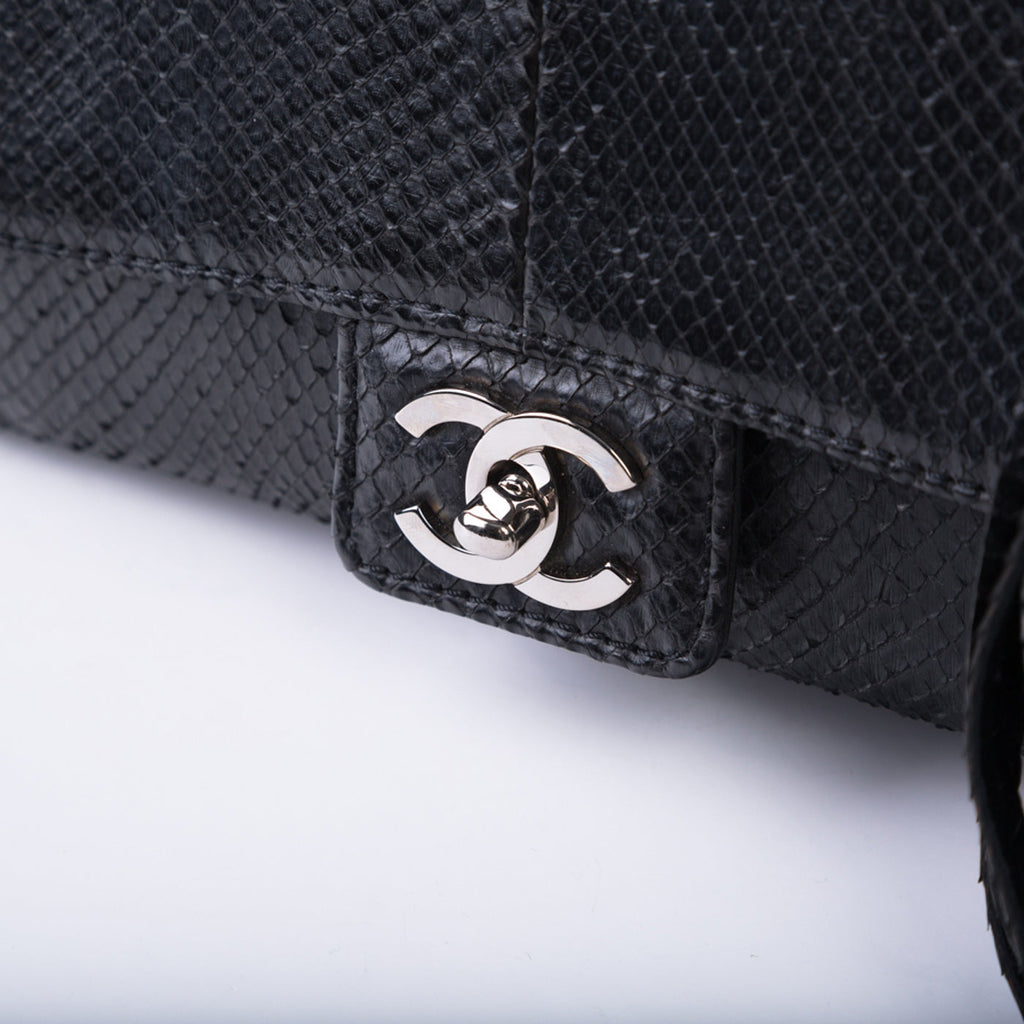 Chanel Timeless Python Shoulder Bag