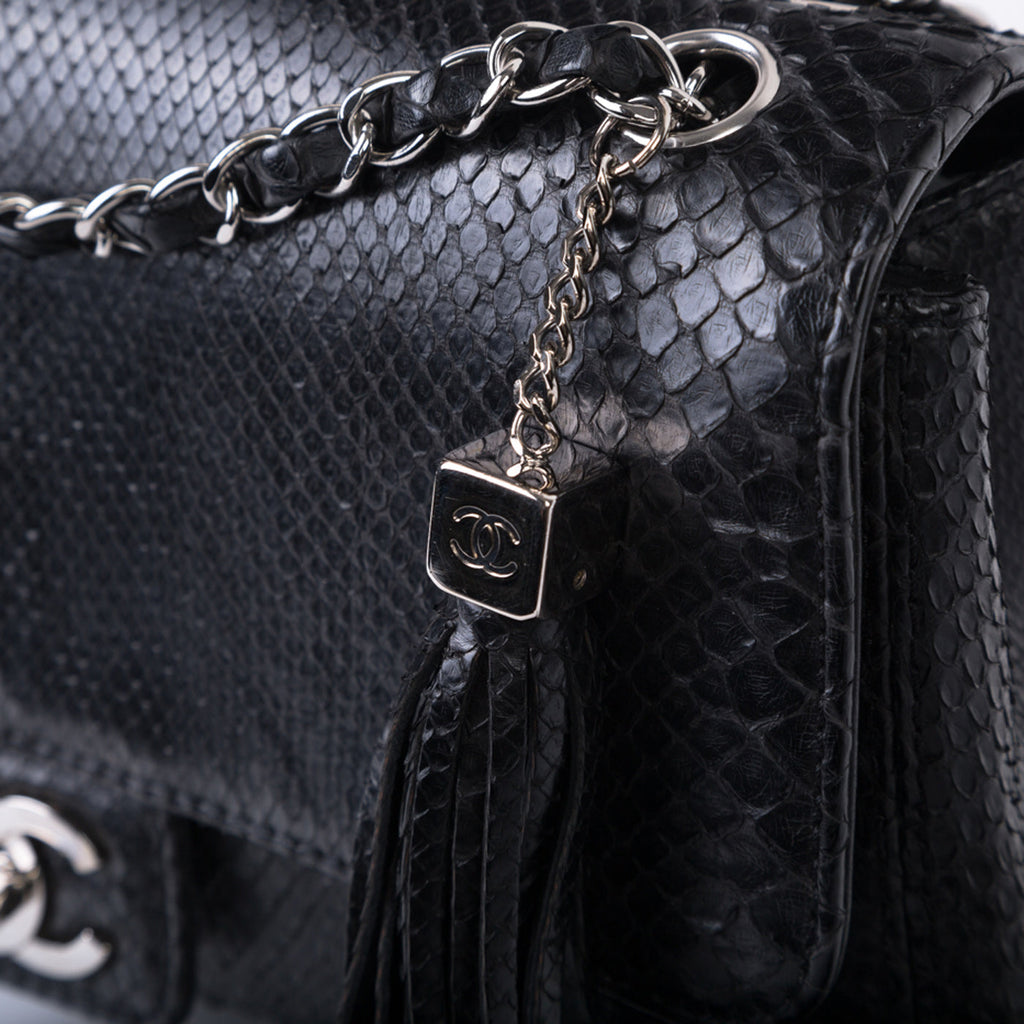 Chanel Timeless Python Shoulder Bag