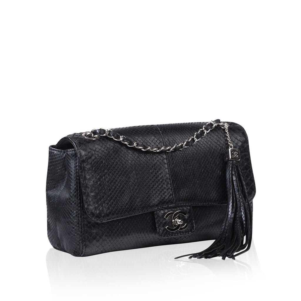 Chanel Timeless Python Shoulder Bag
