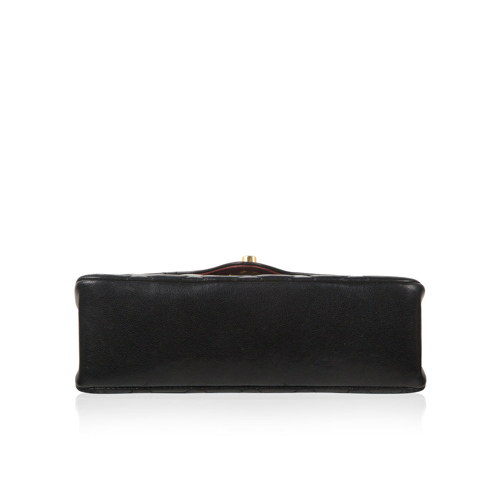 Chanel Vintage Dipped-Flap Mini Bag