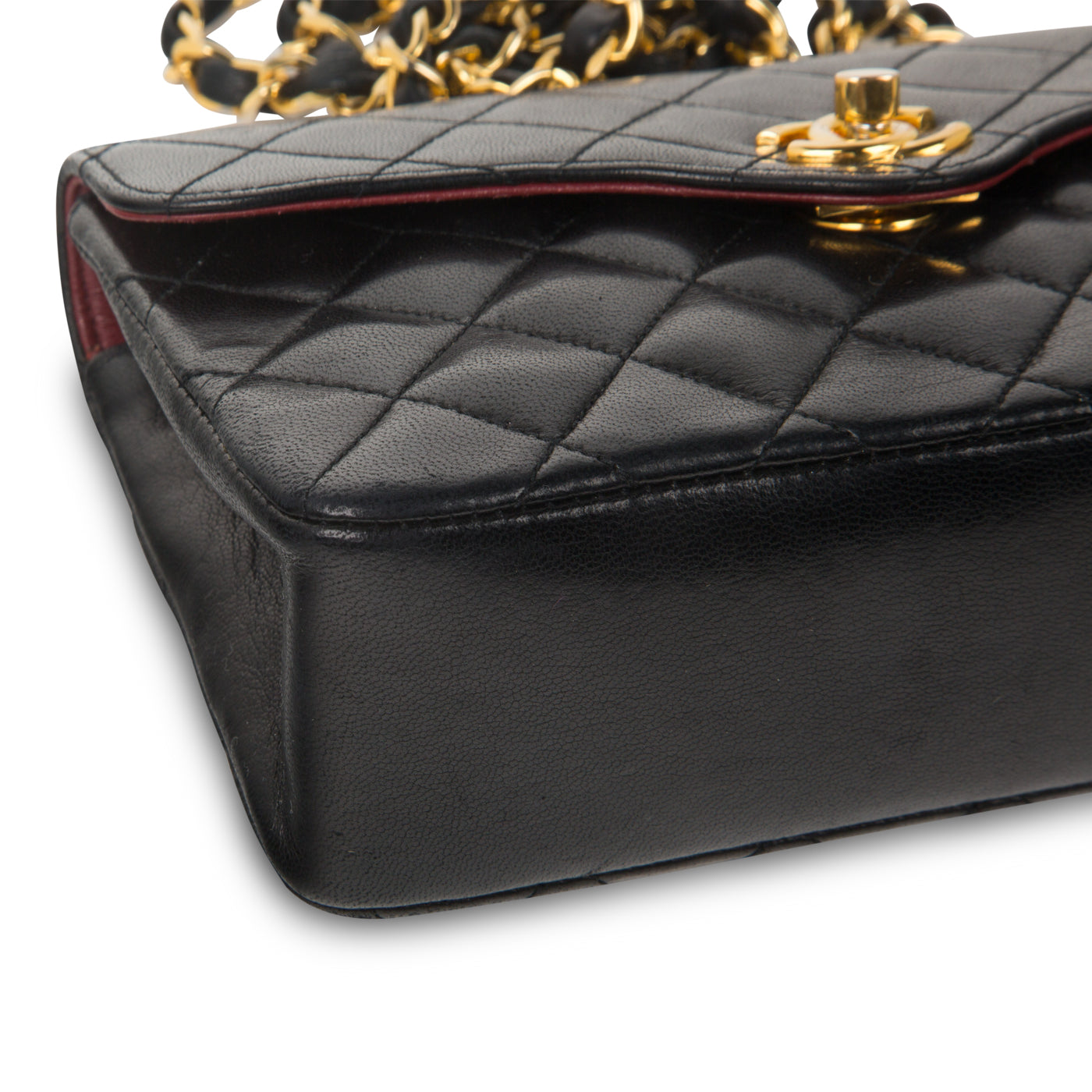 Chanel Vintage Dipped-Flap Mini Bag