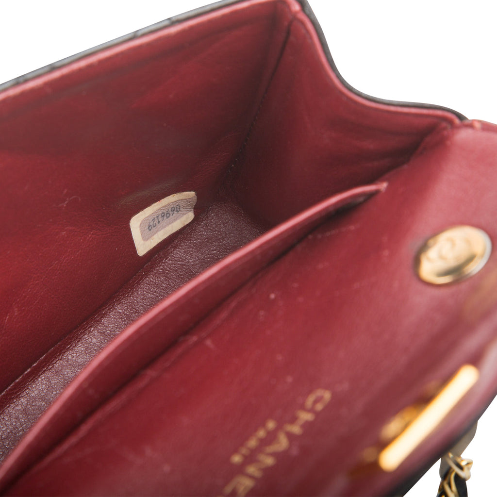 Chanel Vintage Dipped-Flap Mini Bag