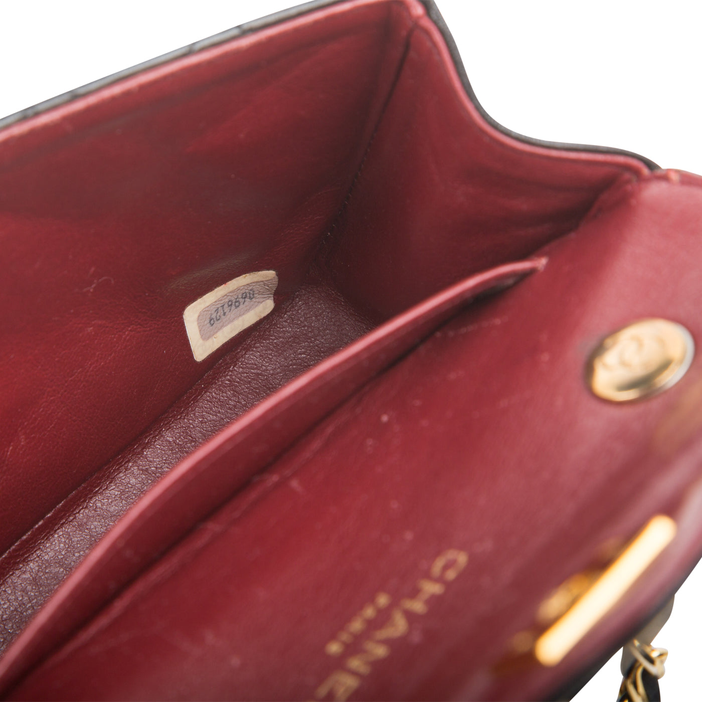 Chanel Vintage Dipped-Flap Mini Bag