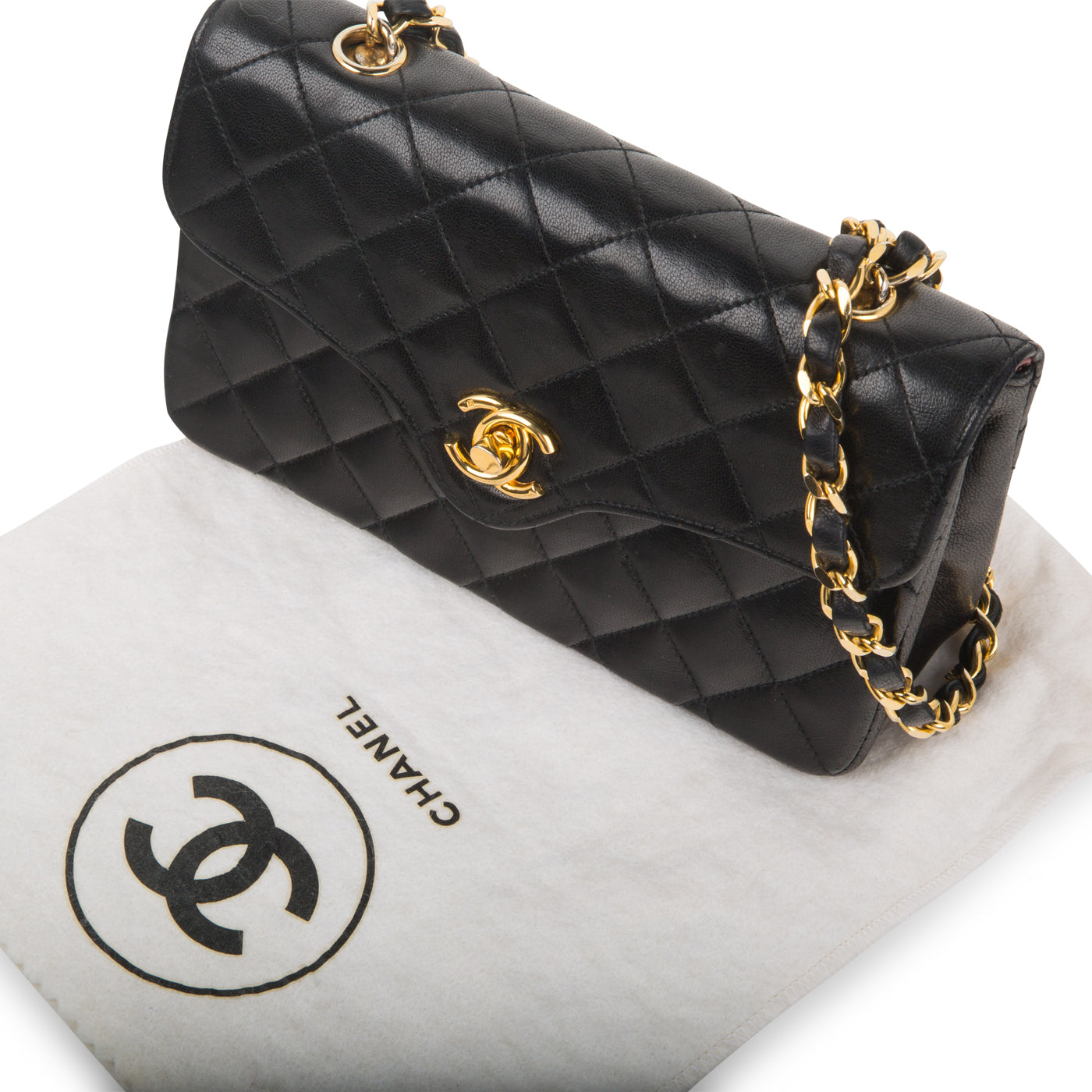 Chanel Vintage Dipped-Flap Mini Bag