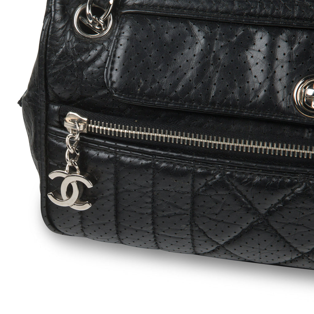 Chanel Vintage Perforated Shoulder Bag