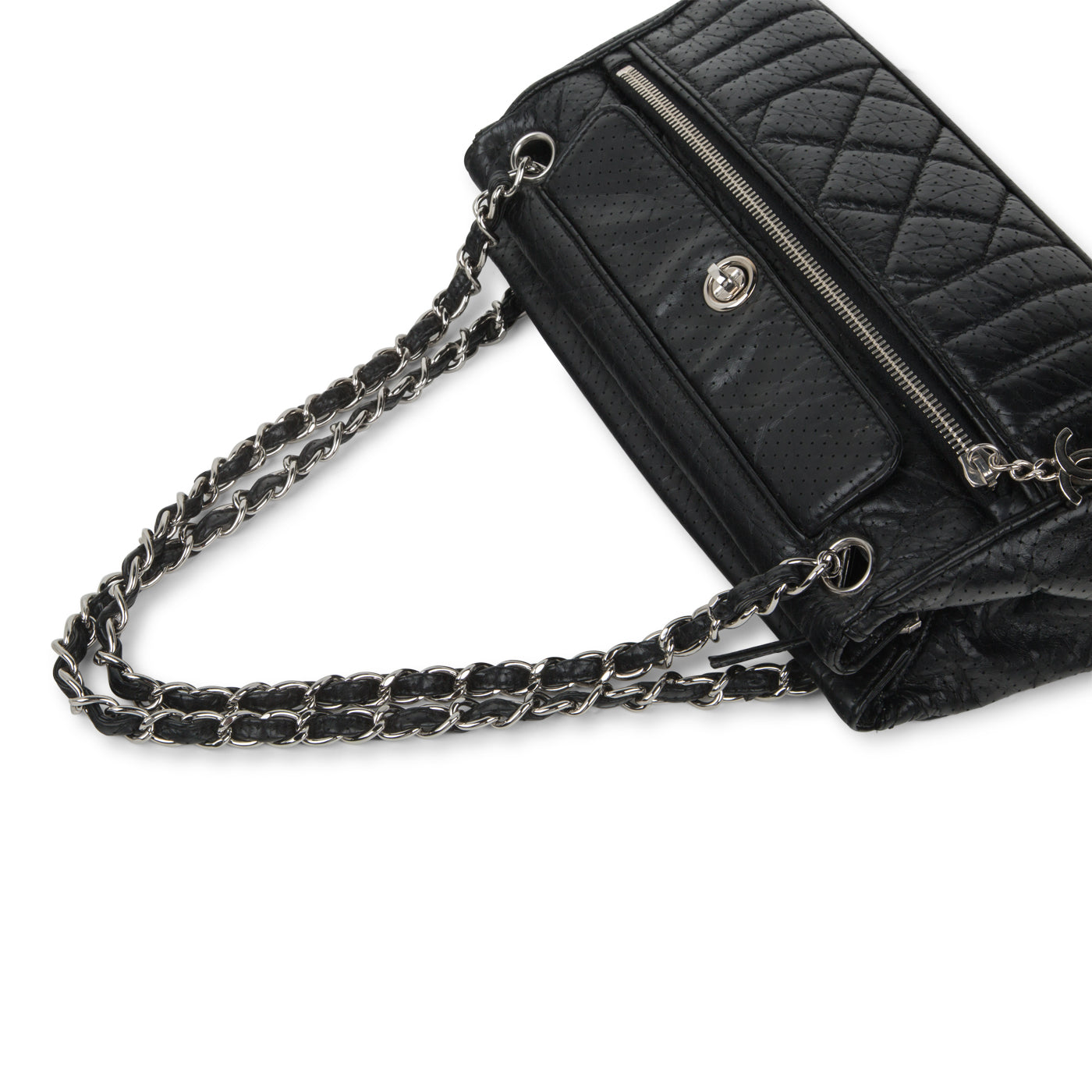 Chanel Vintage Perforated Shoulder Bag