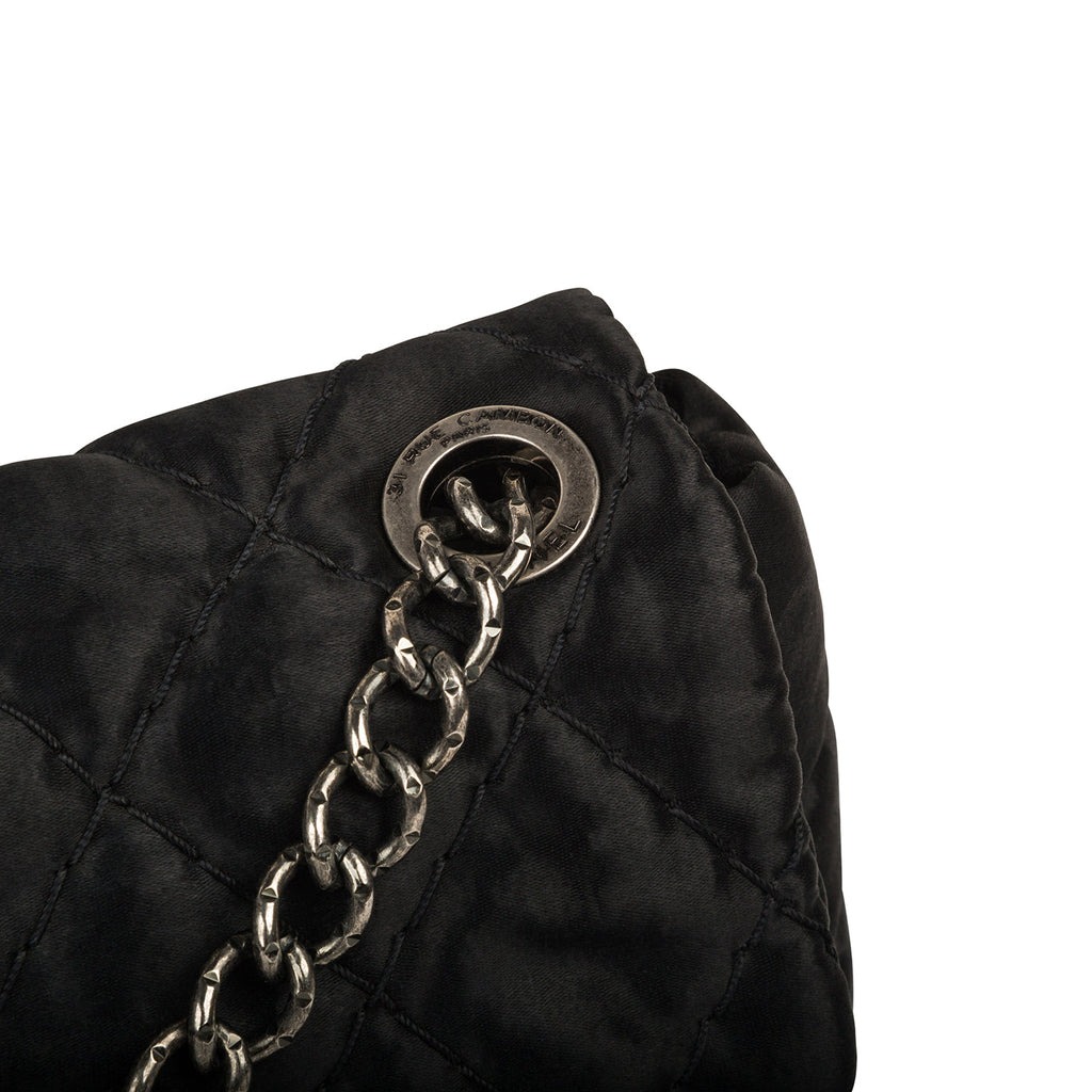 Chanel Satin Single Flap Bag