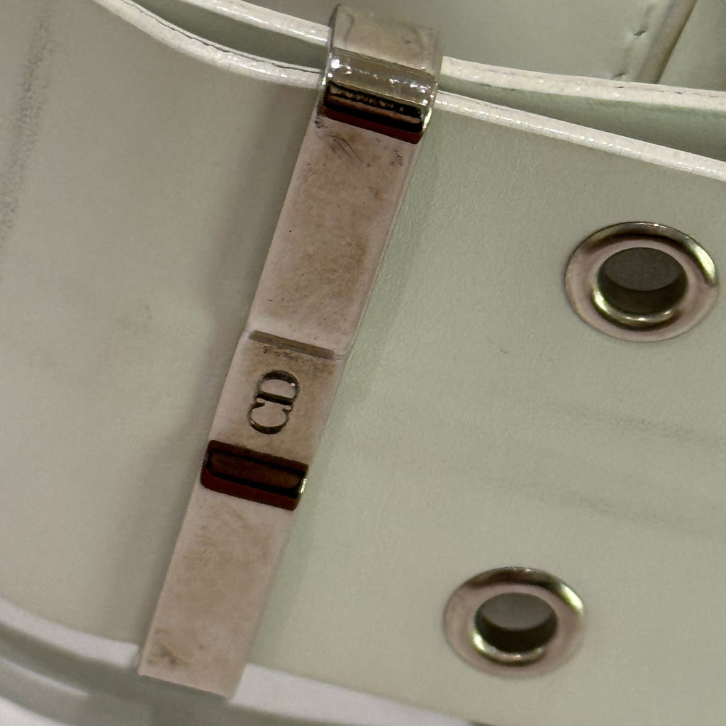 DIOR PUNK WHITE VINTAGE SHOULDER BAG