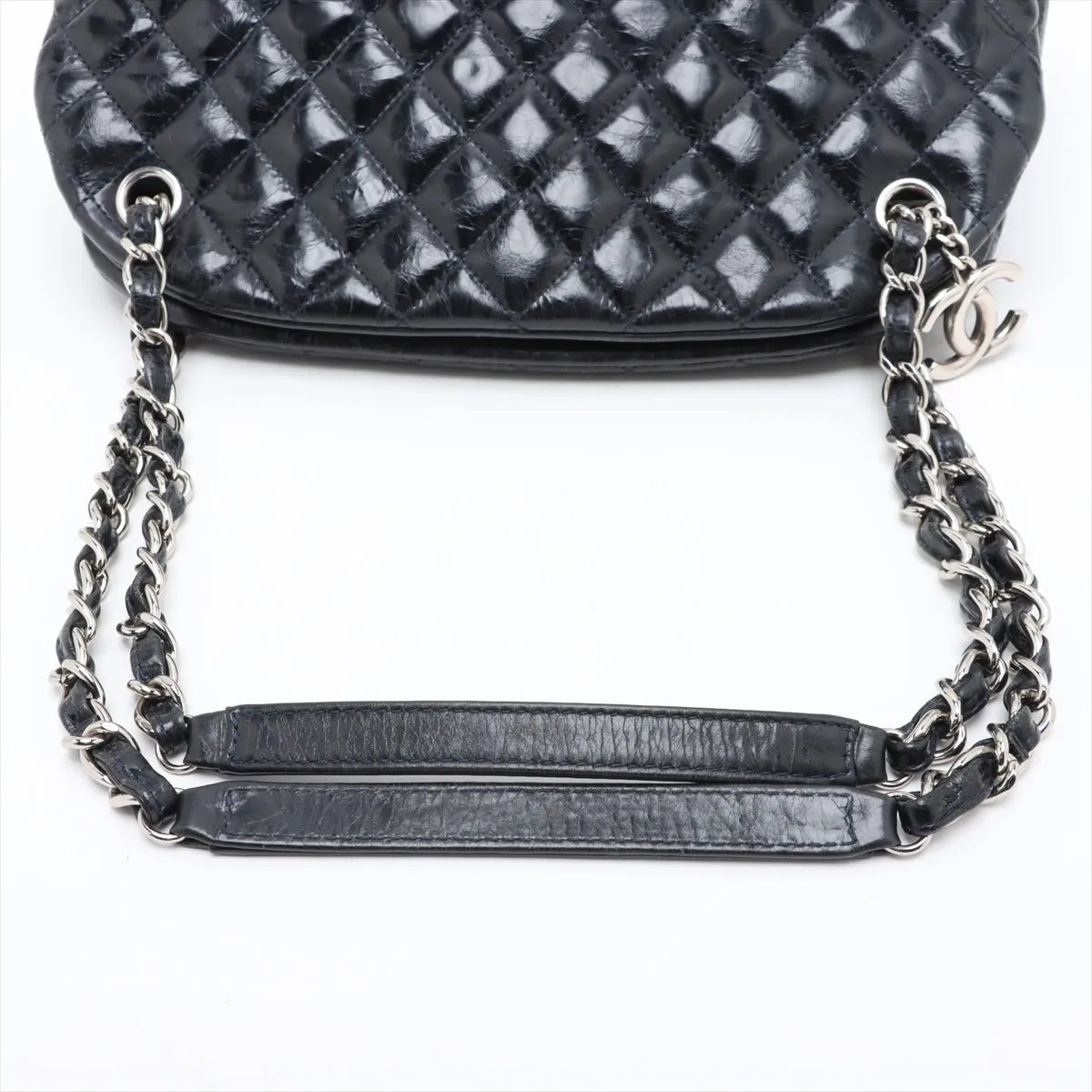 Chanel Mademoiselle Vintage Crinkled Calf Chain Shoulder Bag