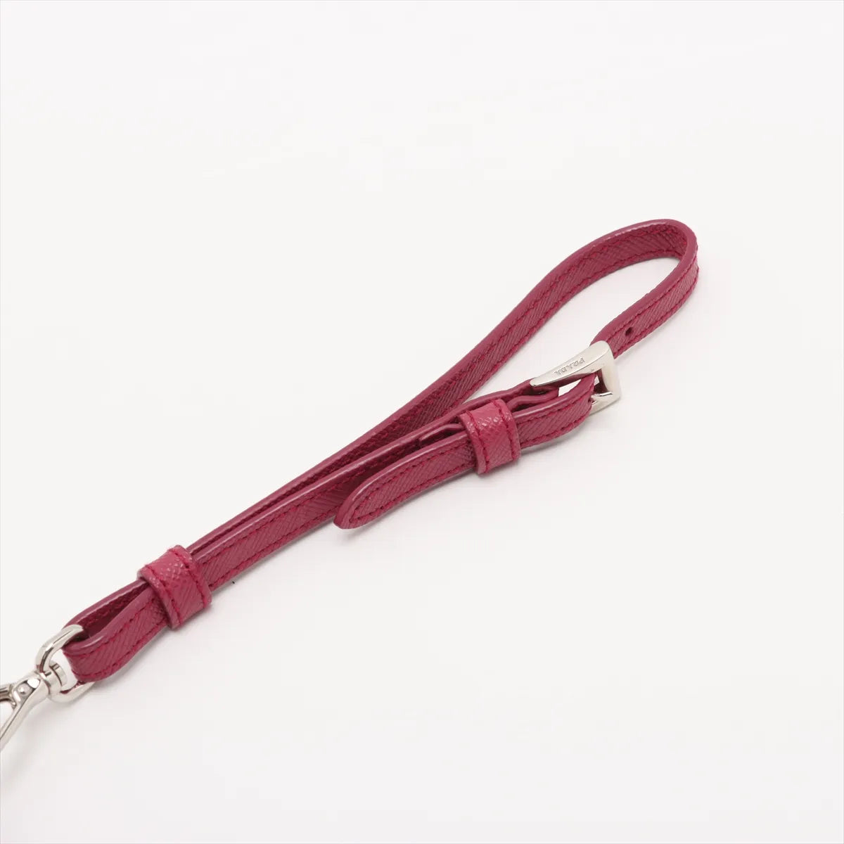 Prada Tessuto Nylon Leather Wristlet hot Pink