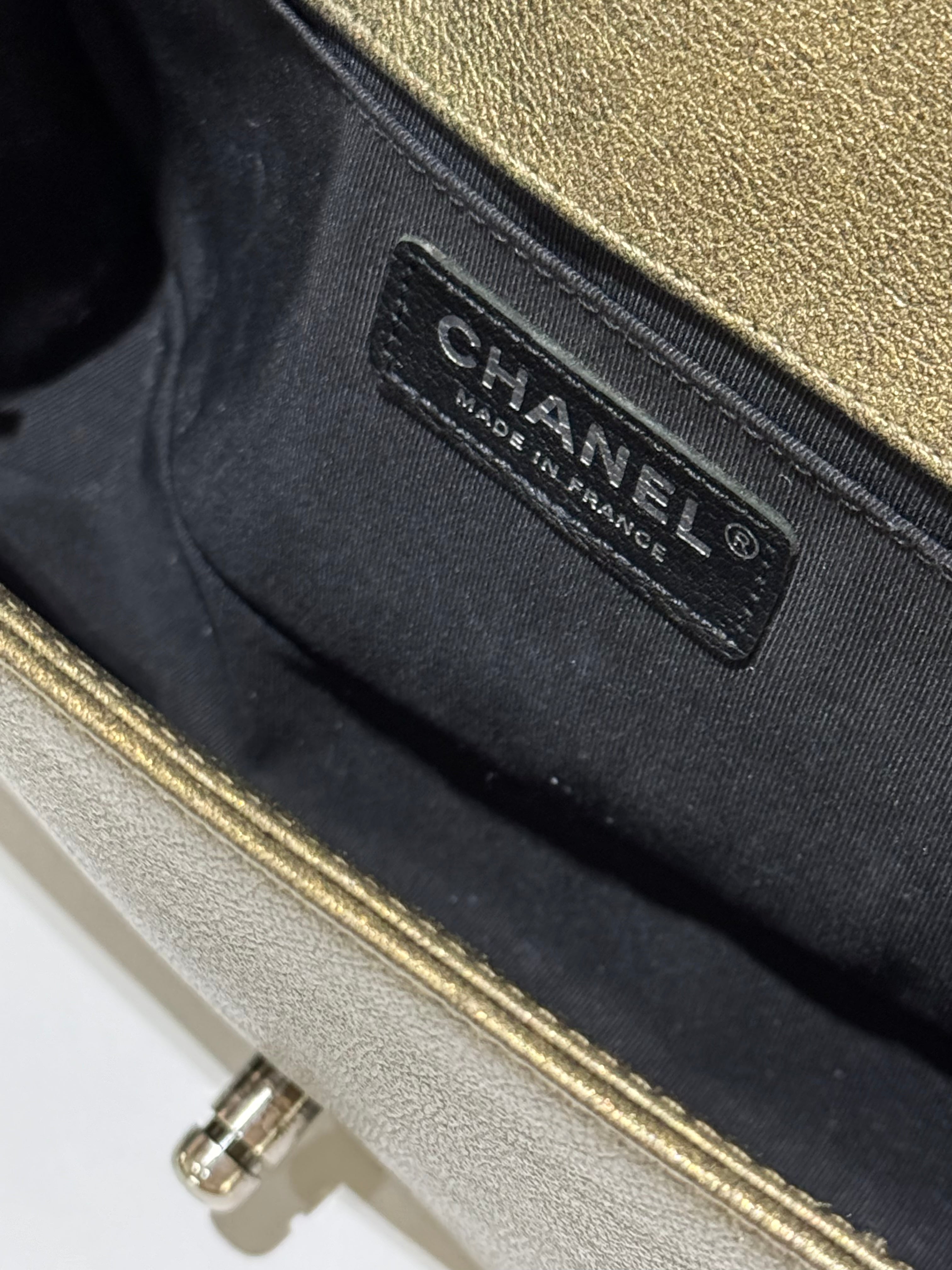 CHANEL LEBOY SEASONAL WITH SILVER CHAIN