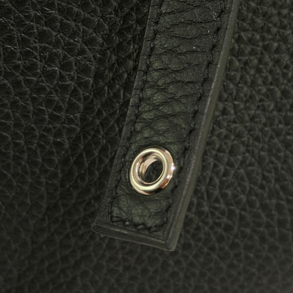 Hermes Picotin 22 Black with Silver Hardware (Stamp K)