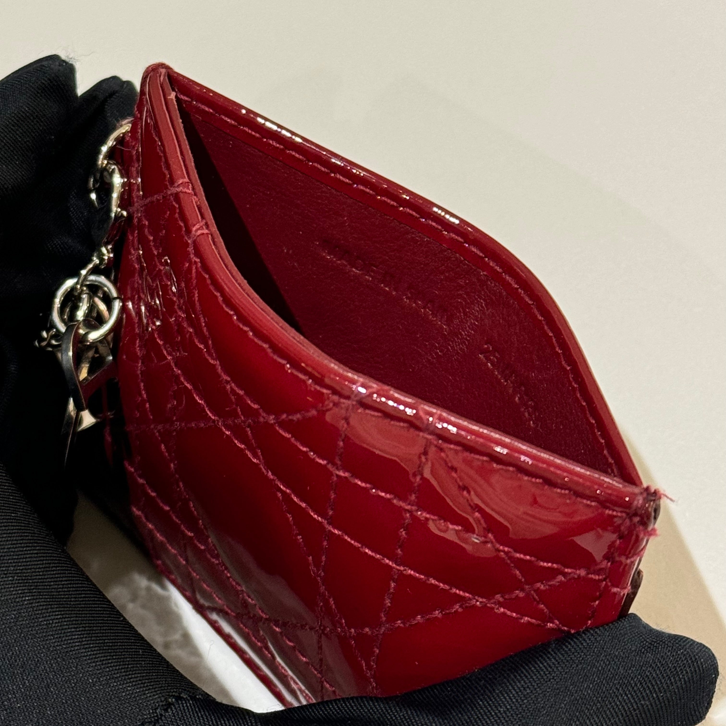 LADY DIOR FREESIA CARD HOLDER