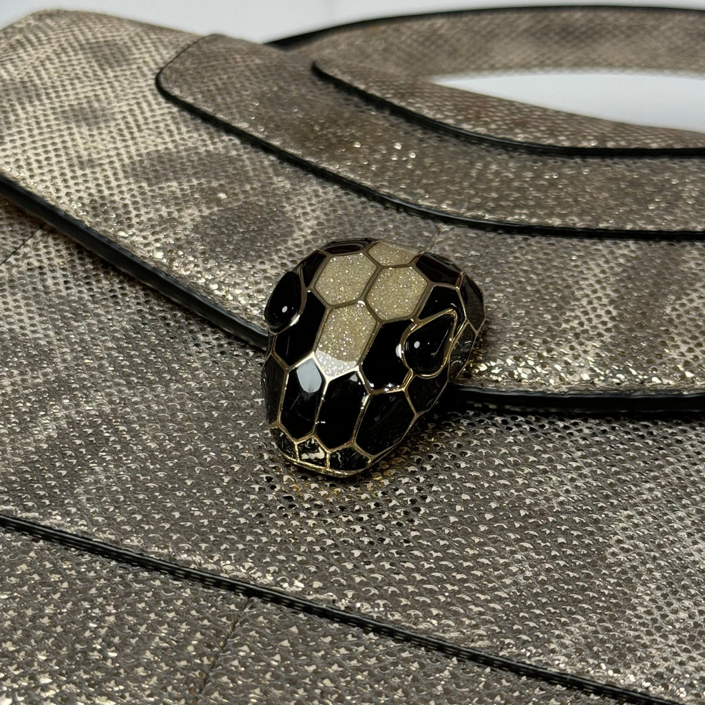 BVLGARI TOP HANDLE SERPENTI BAG GOLD
