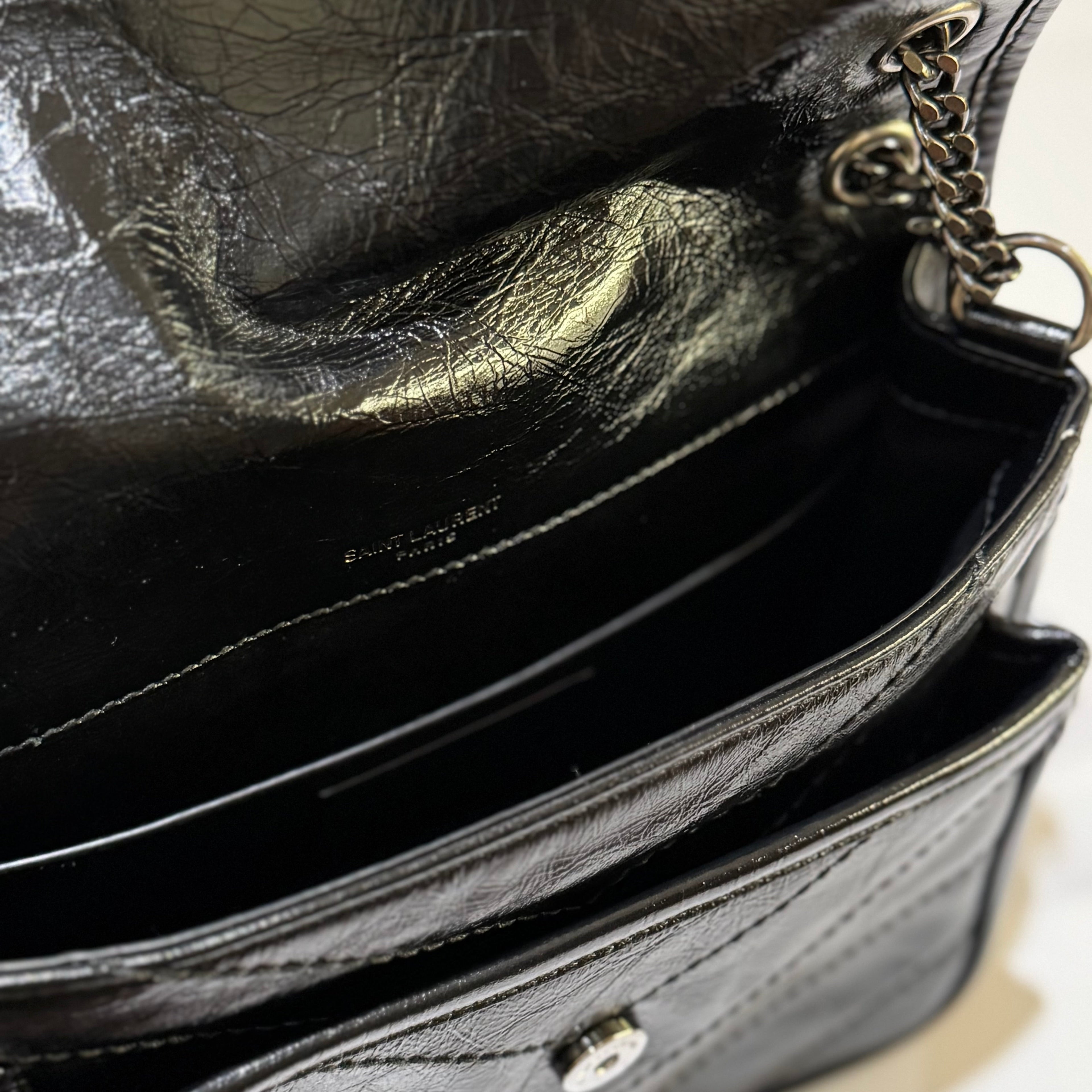 YSL NIKI SMALL SHOULDER CHAIN CROSSBODY BAG