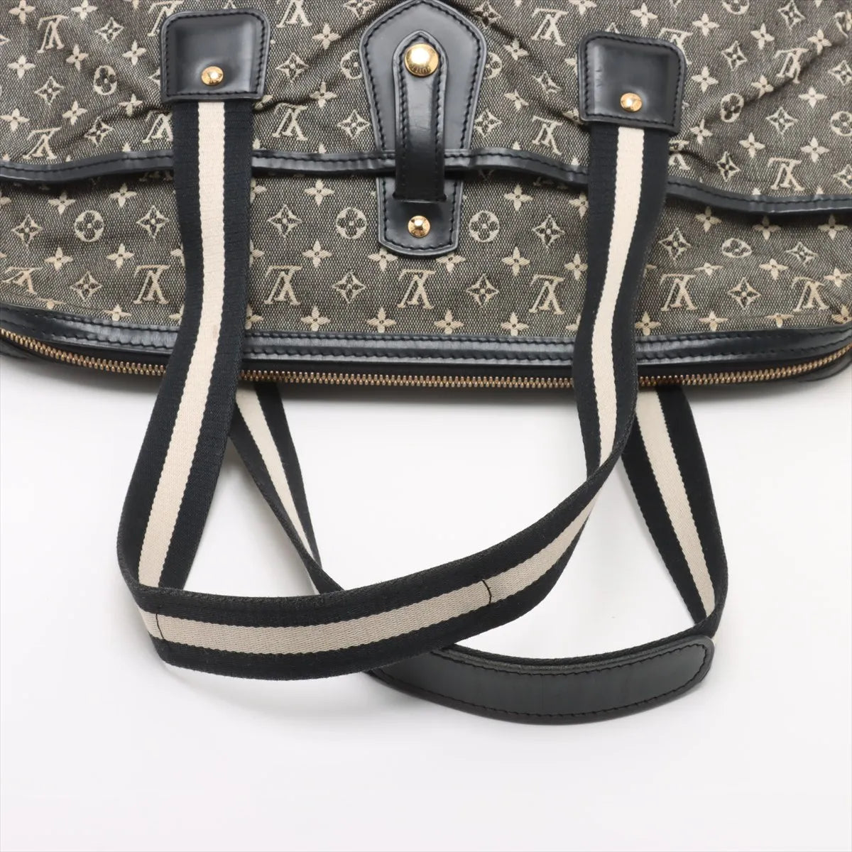 Louis Vuitton Monogram Mini Lin Mary Kate Cabas Bag Gray