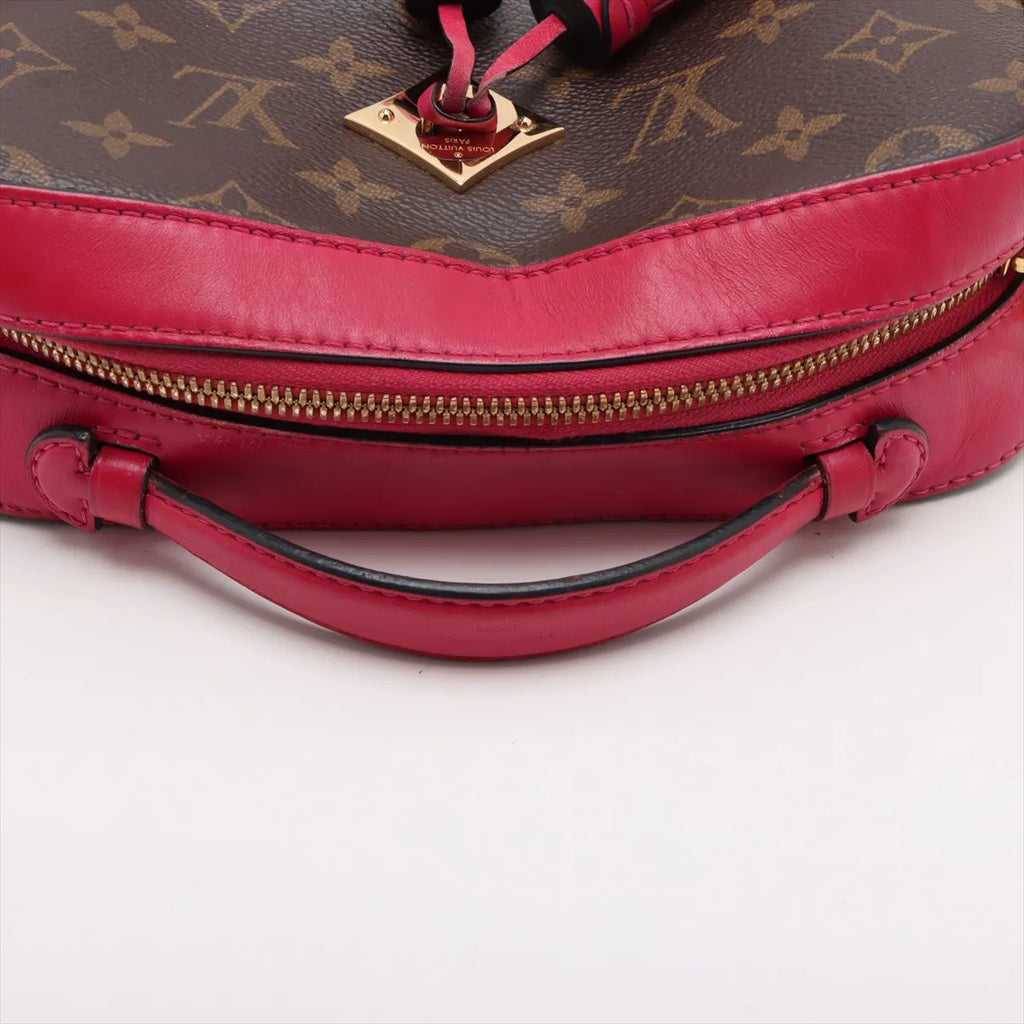 Louis Vuitton Monogram Saintonge Brown x Pink