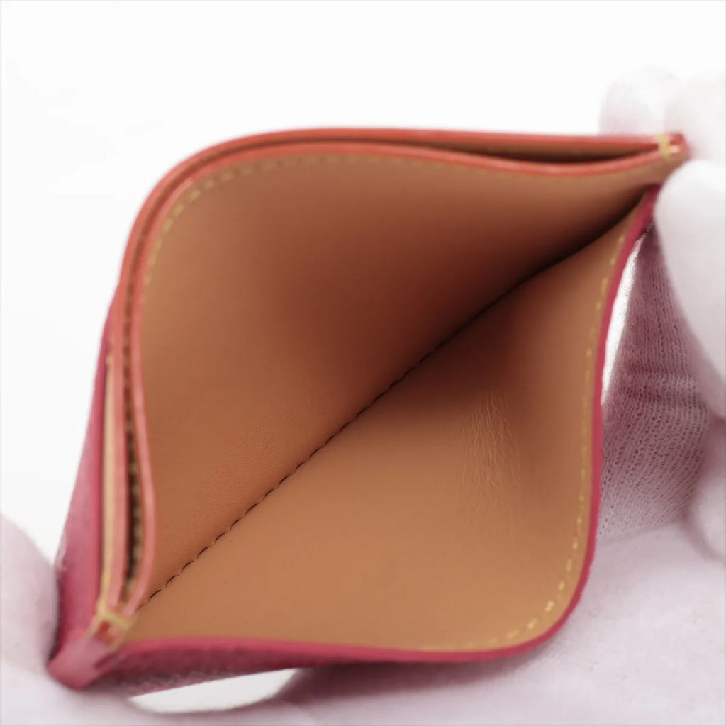 Louis Vuitton Monogram Card Case Pink