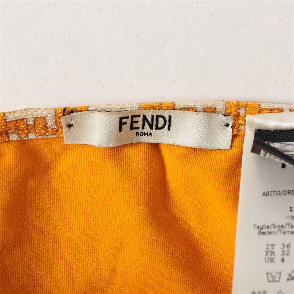 Fendi Zucca Nylon Swimwear Orange