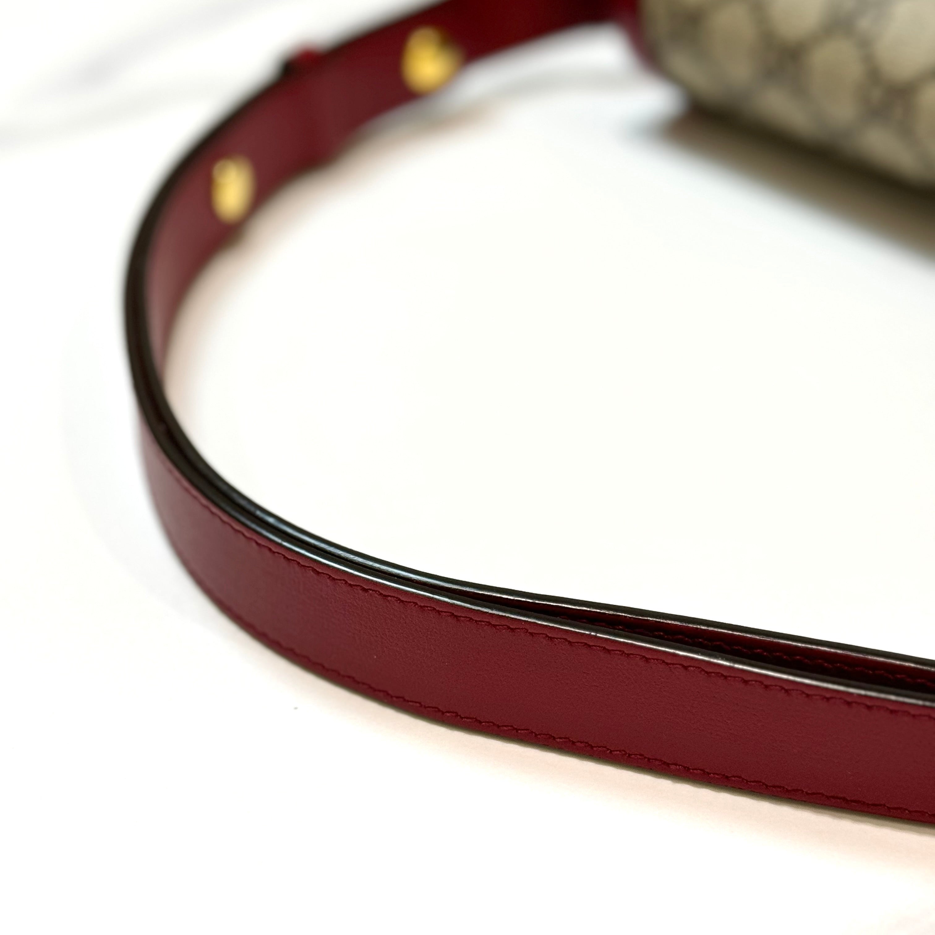 GUCCI 1955 MEDIUM HORSEBIT RED