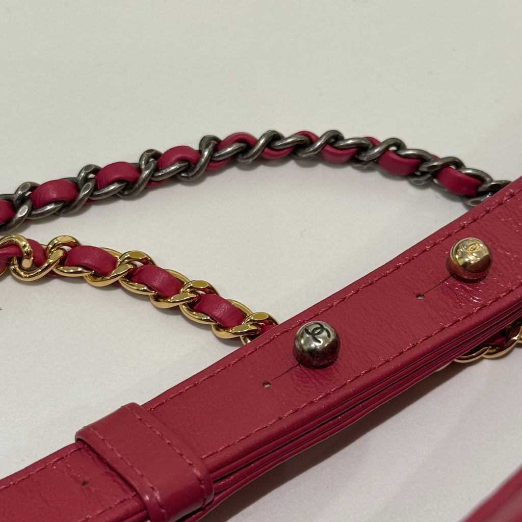 CHANEL GABRIELLE SMALL HOBO BAG FUCHSIA PINK