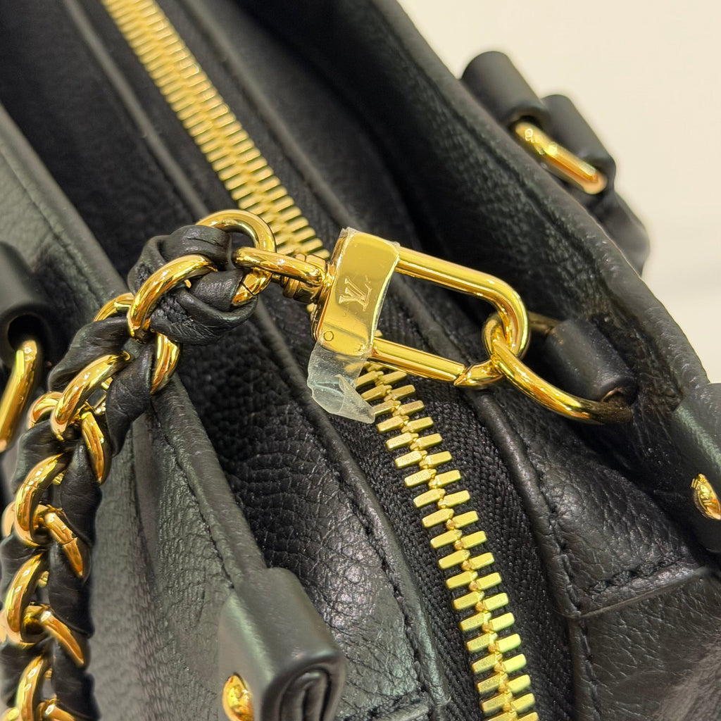 LOUIS VUITTON ON THE GO HORIZONTAL BLACK MONOGRAM (CHIP VERSION)