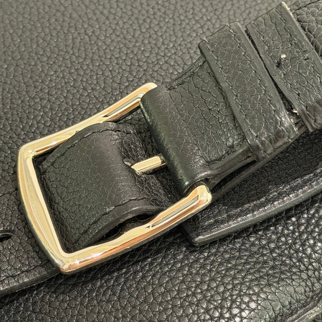 HERMÈS CITYBACK BLACK WITH SILVER HARDWARE BACKPACK