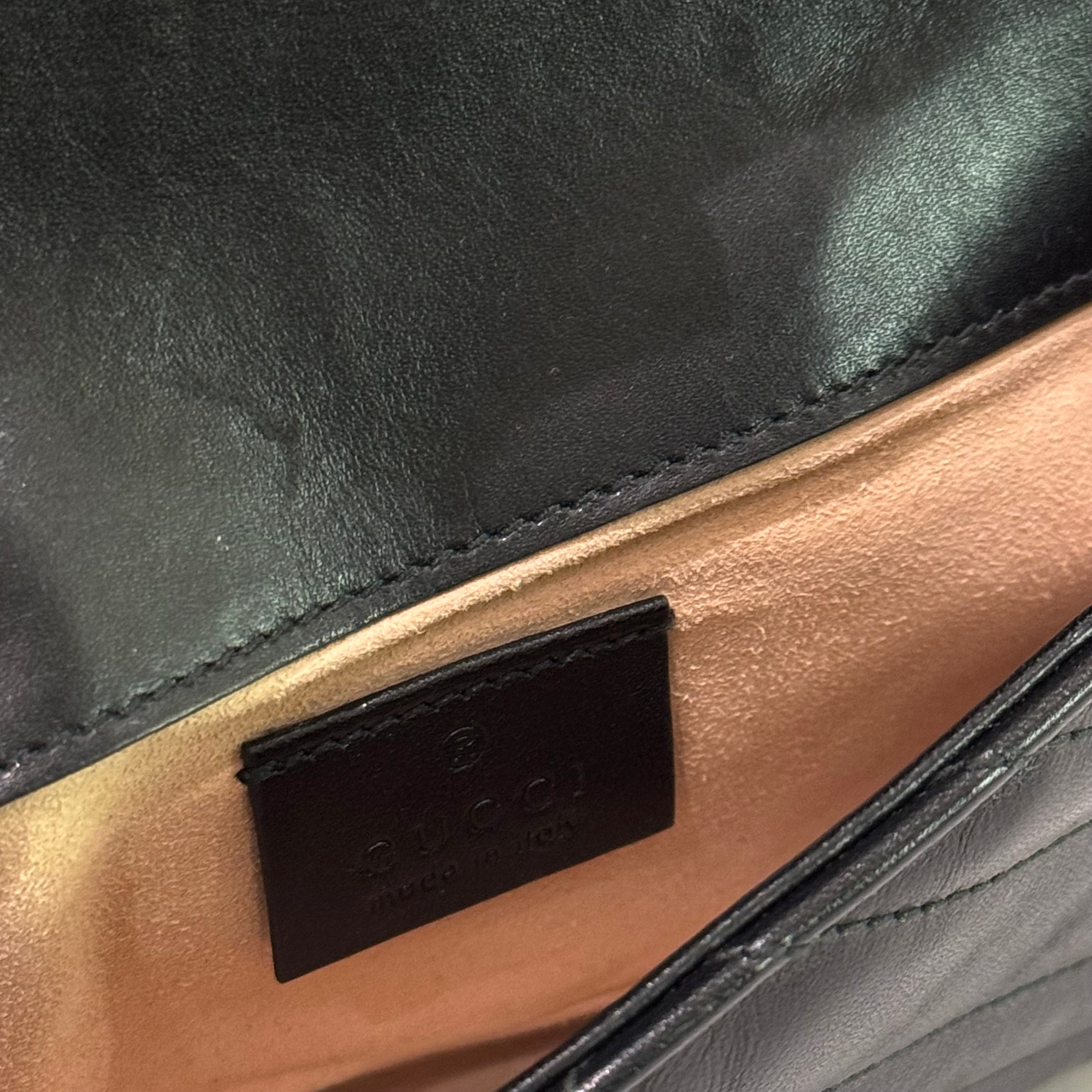 GUCCI MARMONT MINI BAG CHAIN BAG