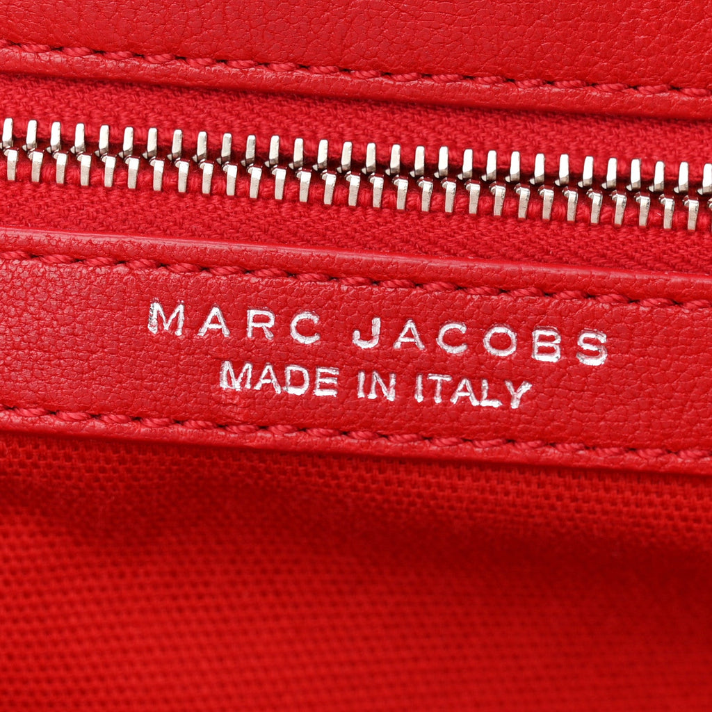 Calfskin Quilted Leather Stam Bag Red