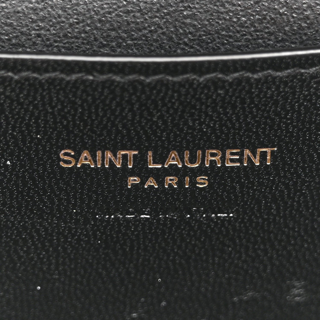Lambskin Quilted Mini Gaby Vanity Case Black