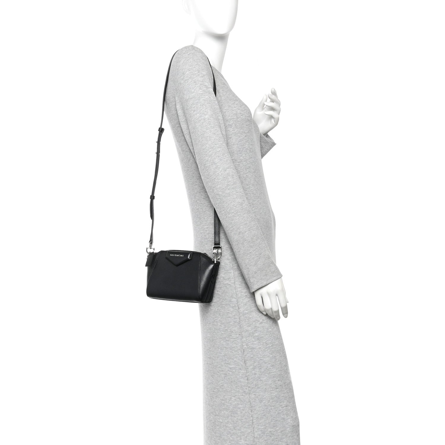Sugar Goatskin Nano Antigona Black