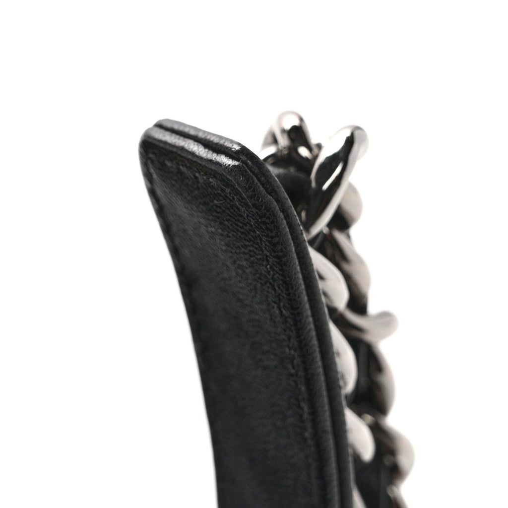 Goatskin Quilted Medium Chanel 19 Flap Black